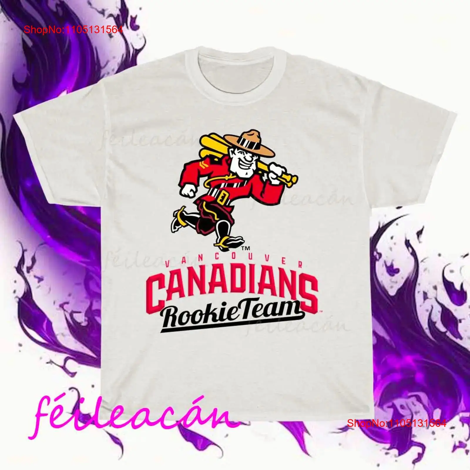 Vintage Fashion Vancouver - Gloednieuw Vancouver Canadians Active Logo Amerikaans