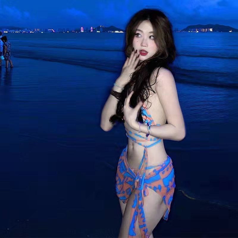 Vintage Fashion Instagram - 2026 Nieuwe Dames 3-delige Bikiniset Vintage