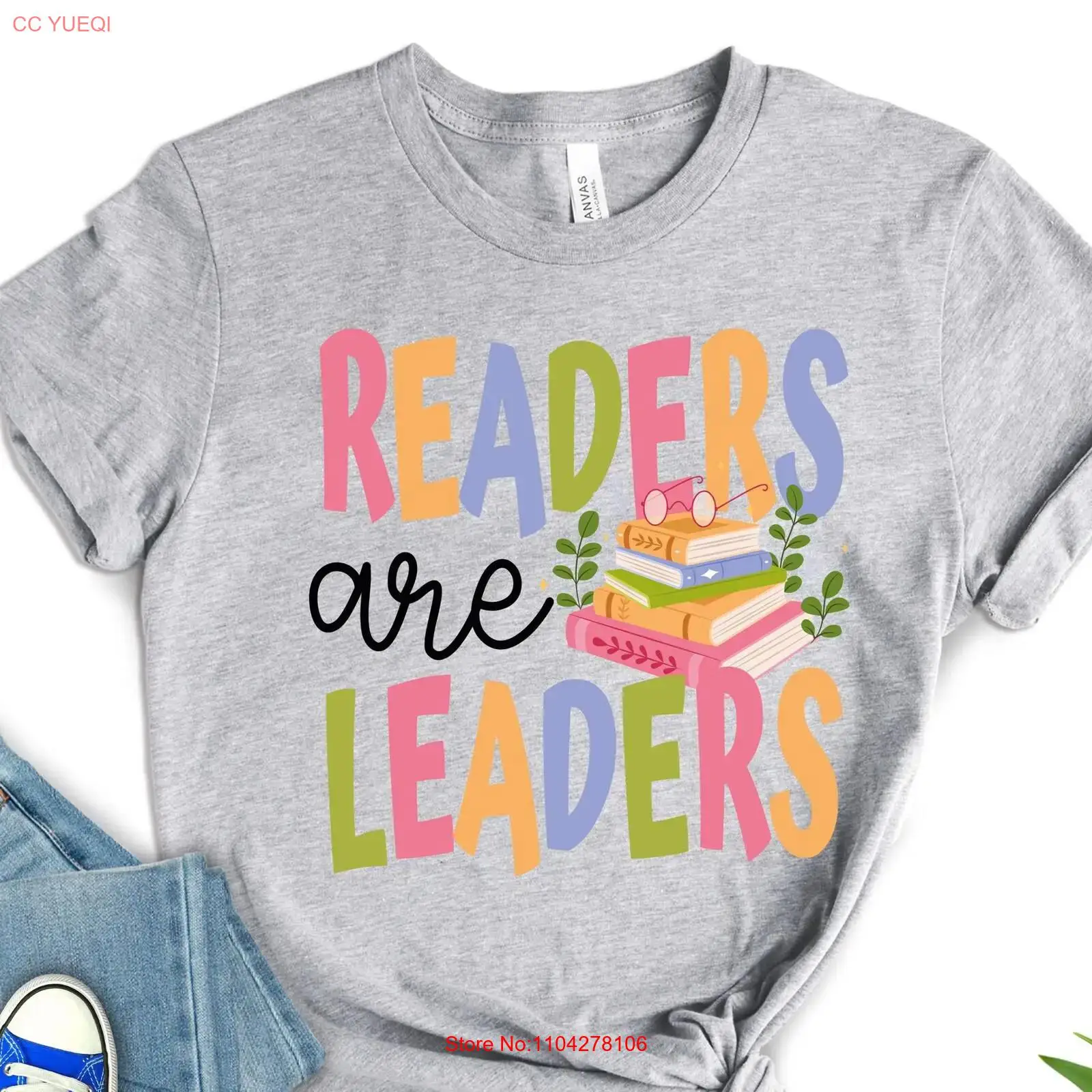 Vintage Fashion Knitwear Book - Lezers zijn leiders T-shirt Leraar Lezen