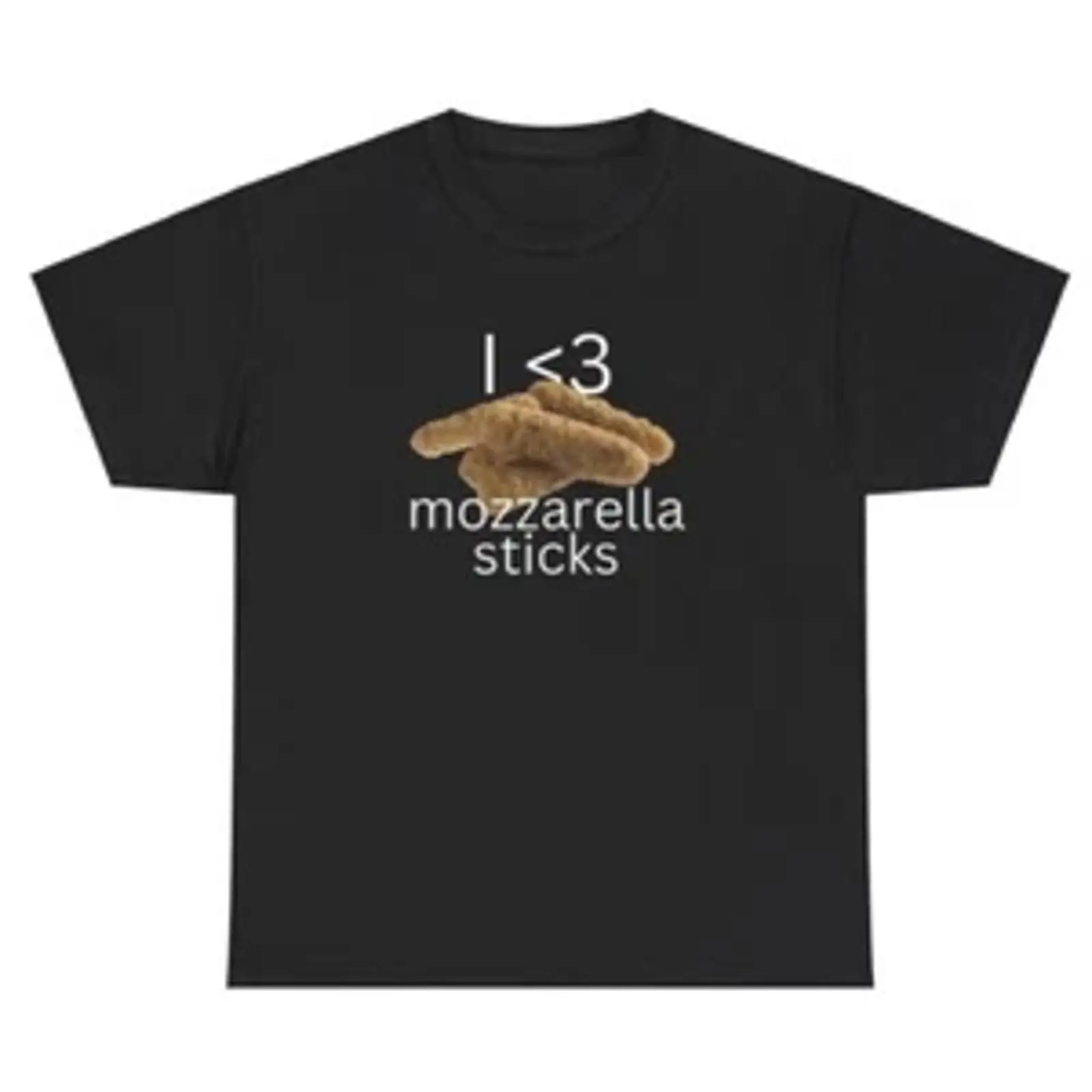 Vintage Fashion Gen Z - Ik hou van Mozzarella Sticks T-shirt