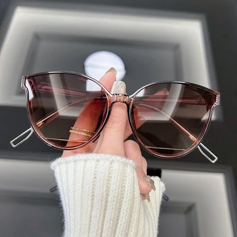 Vintage Fashion Female - Cat Eye Vintage Zonnebril Vrouwen Mannen