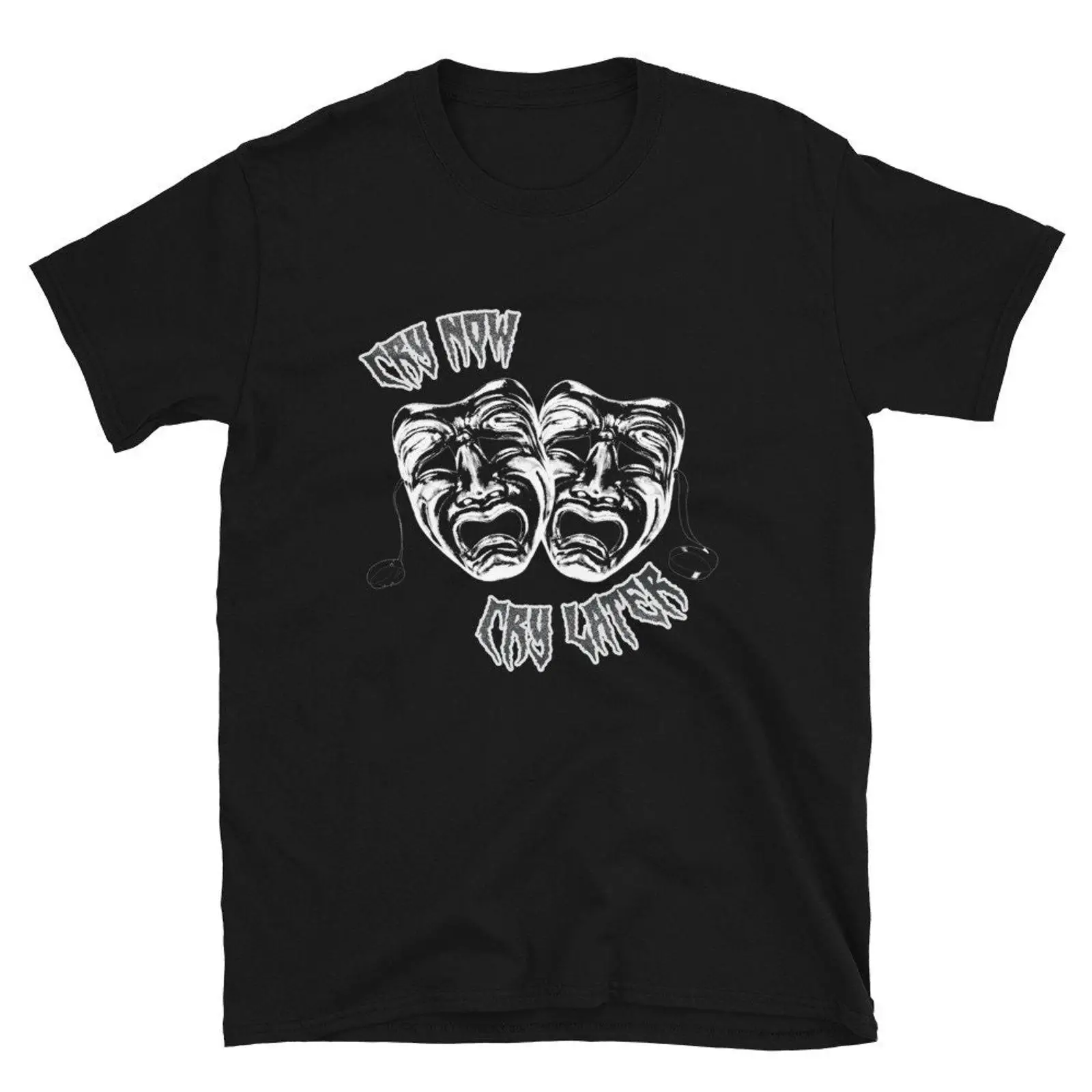 Vintage Fashion Now - Cry Now Later Theater Masks T-shirt