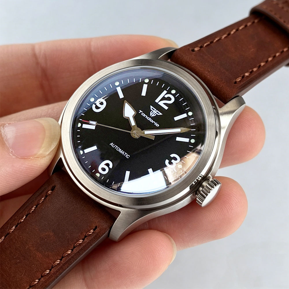 Vintage Fashion In Japan - Crème Zwart Vintage Tandorio 38mm Japan