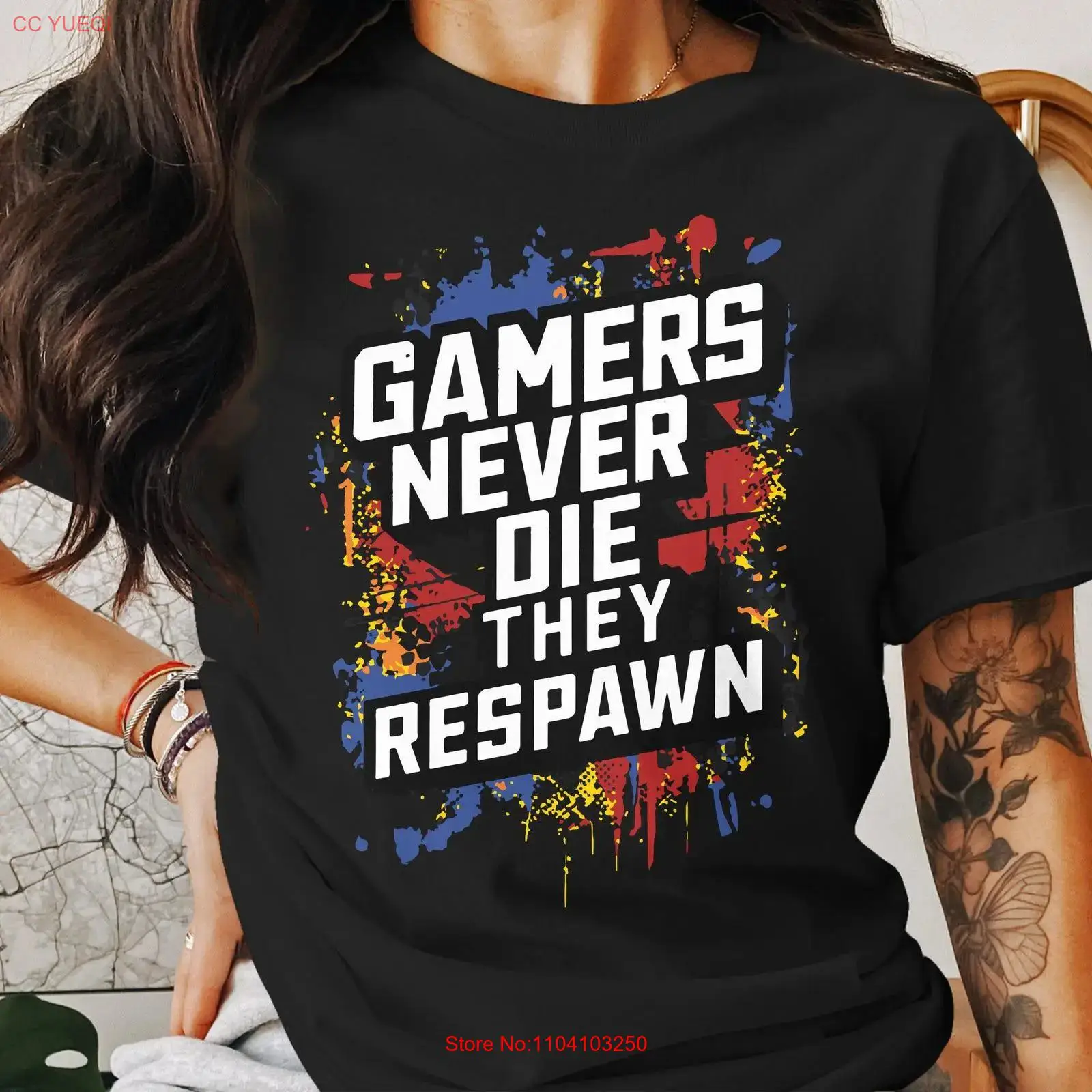 Vintage Fashion Videos - Gamers Never Die They Respawn T-shirt