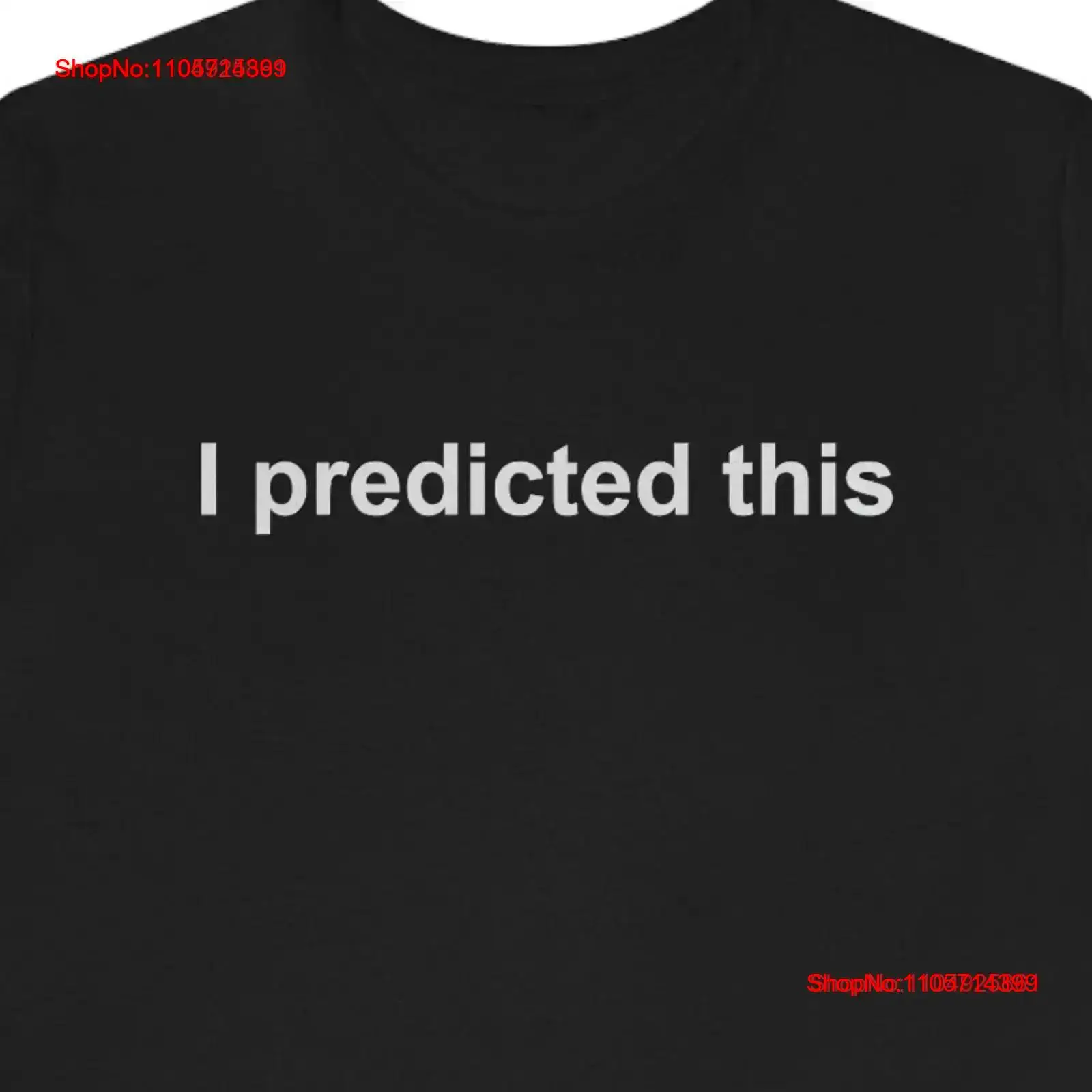 Vintage Fashion Gen Z - Meme T-shirt Ik voorspelde dit Y2K