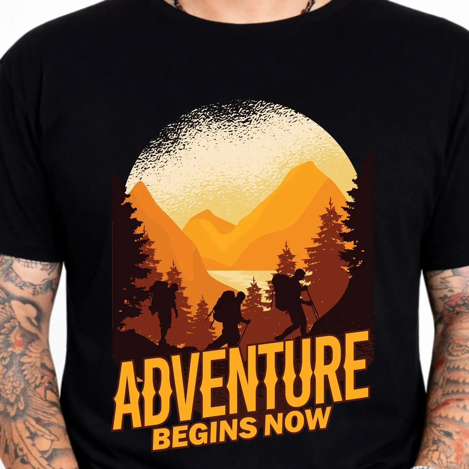 Vintage Fashion Now - Het avontuur begint nu T-shirt Wandelen