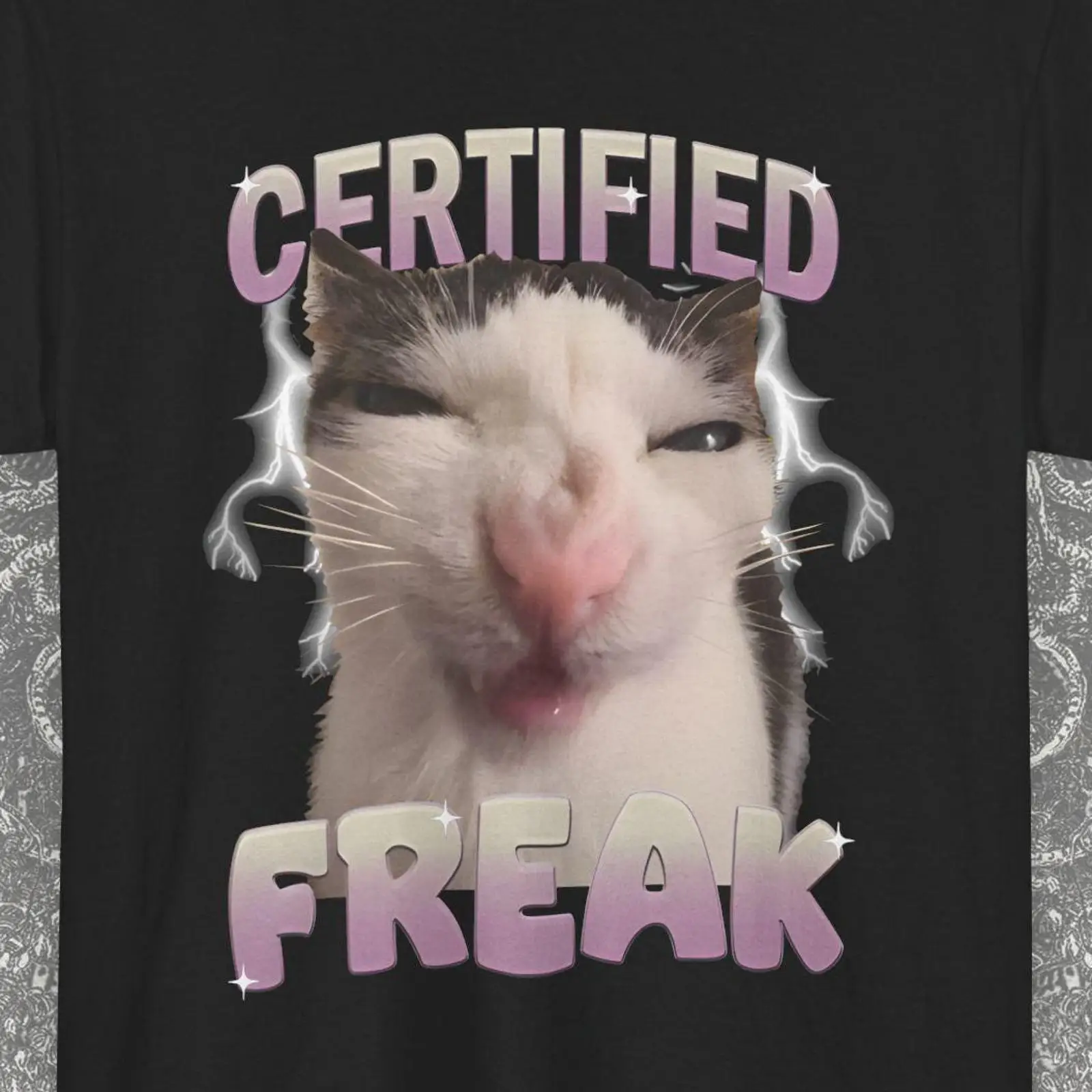 Vintage Fashion Gen Z - Gecertificeerde Freak Funny Cat Meme Bootleg