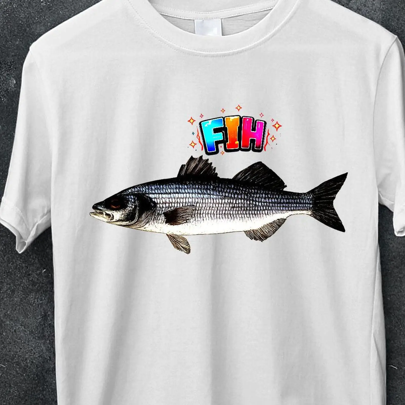 Vintage Fashion Gen Z - Fih Fish Meme T-shirt Grappig Gen