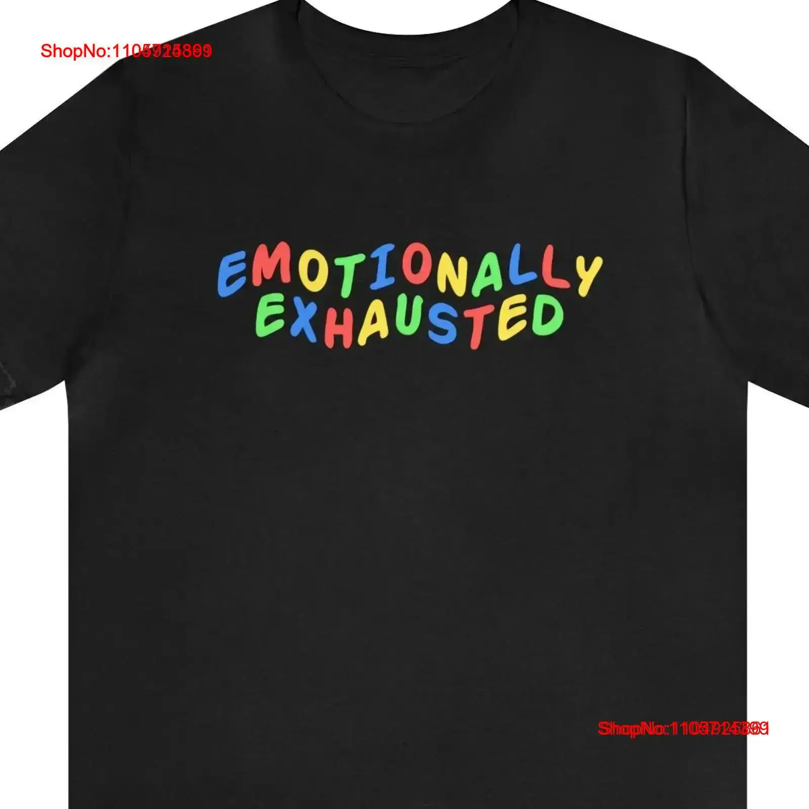 Vintage Fashion Gen Z - Grappige T-shirt Emotioneel uitgeputte Meme Y2K