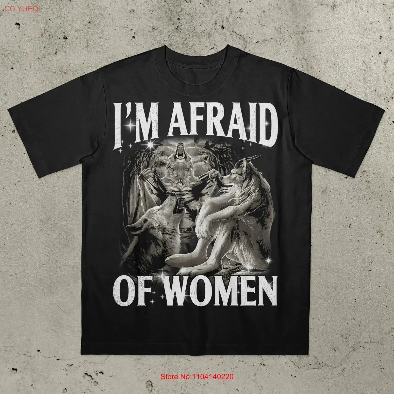 Ik ben bang voor vrouwen T-shi - Vintage Fashion Gen Z recensie en prijs