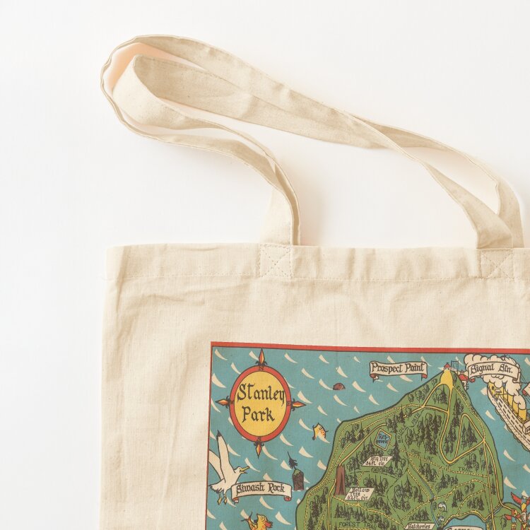 1938 Vintage kaart van Stanley - Vintage Fashion Vancouver recensie en prijs