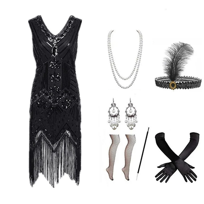 Vrouwen jaren 1920 Flapper-jur - Vintage Slip Dress recensie en prijs