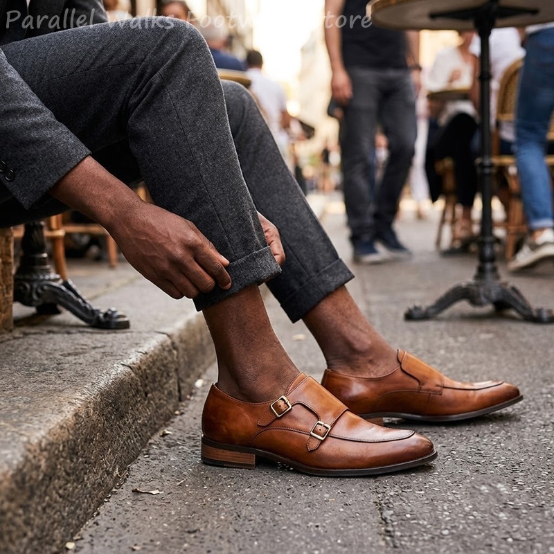 Heren loafers met dubbele gesp - Vintage Slip Dress recensie en prijs