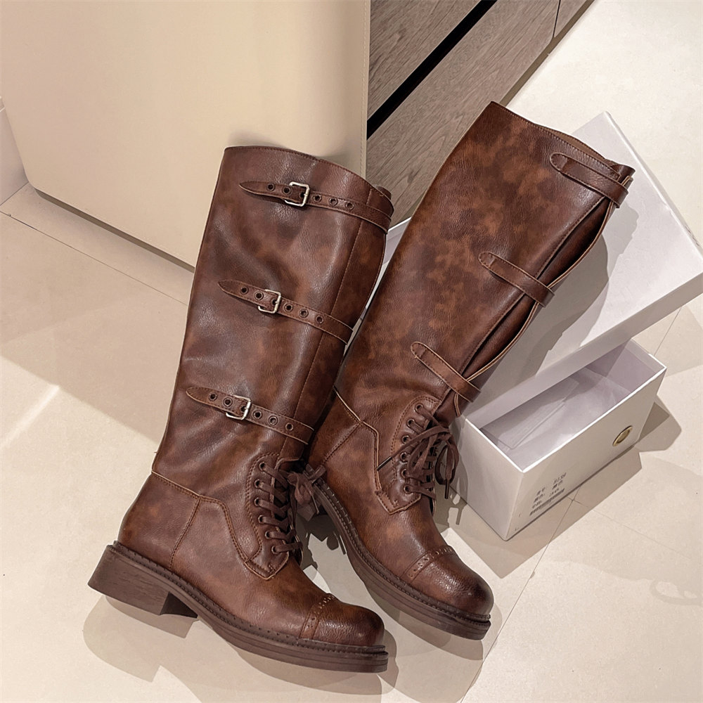 Dames Kniehoge Laarzen Vintage - Vintage Fashion Heels recensie en prijs