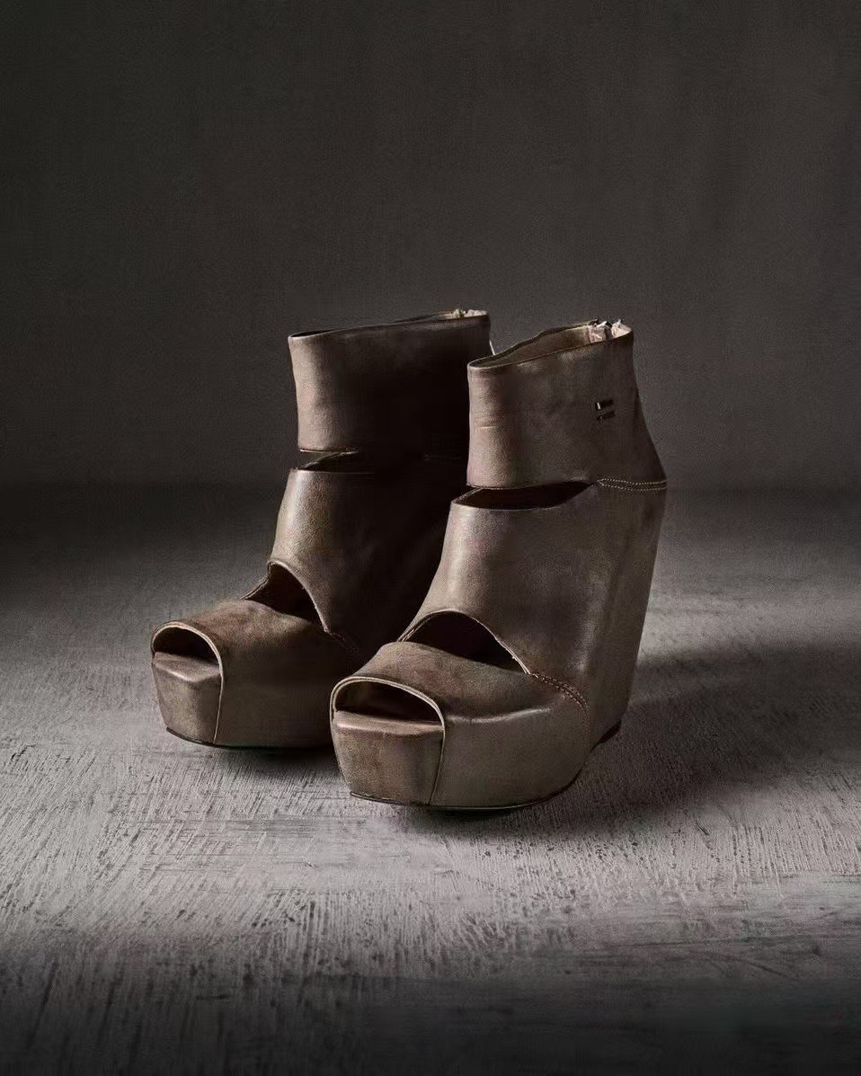 Zomer nieuwe dames vintage gri - Vintage Fashion Heels recensie en prijs