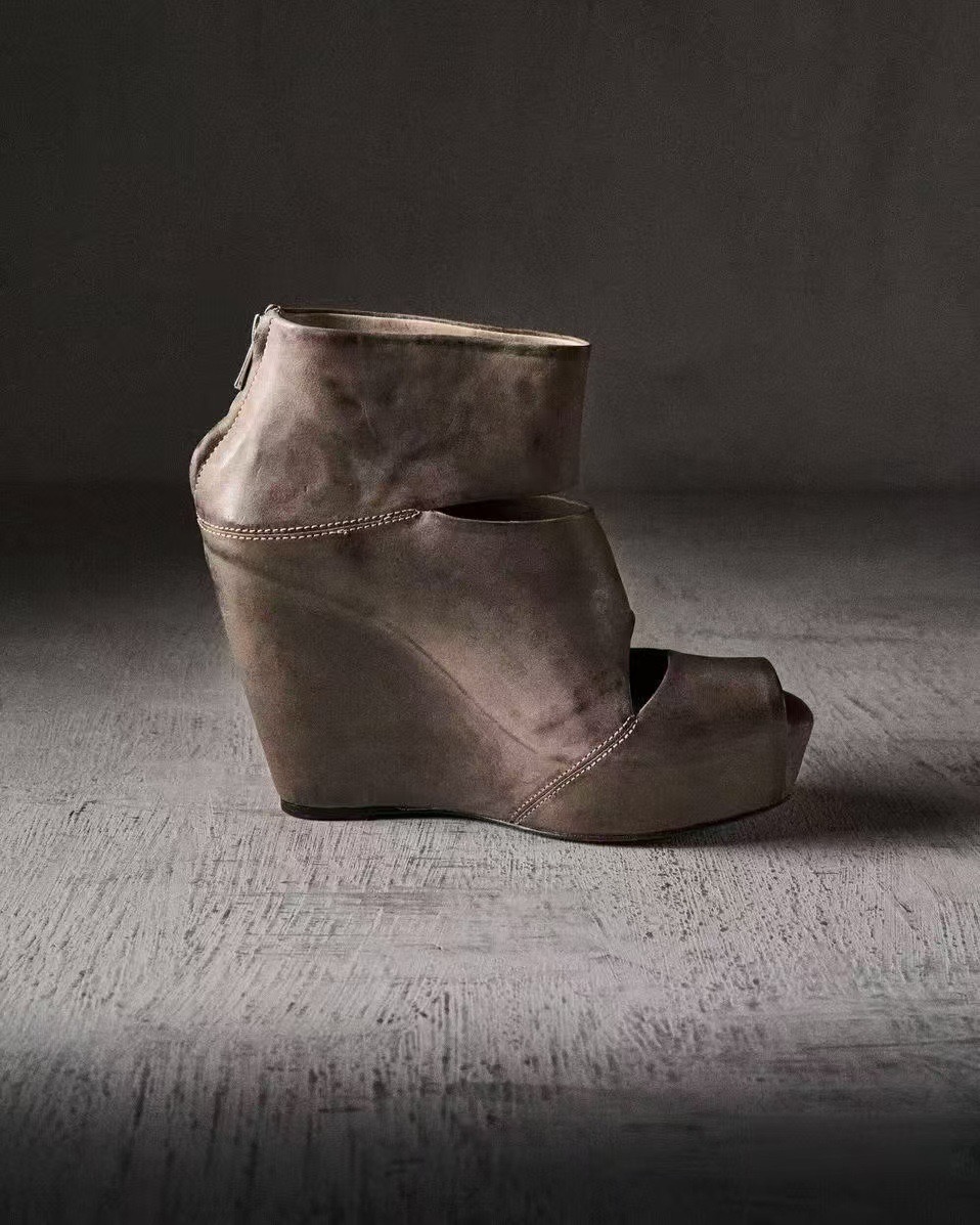 Zomer nieuwe dames vintage gri - Vintage Fashion Heels recensie en prijs
