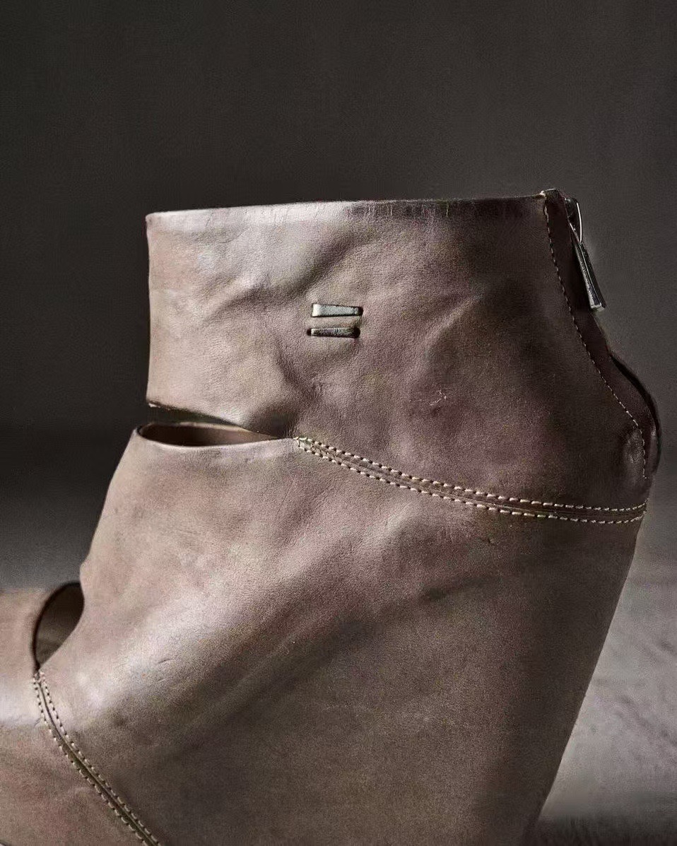 Zomer nieuwe dames vintage gri - Vintage Fashion Heels recensie en prijs