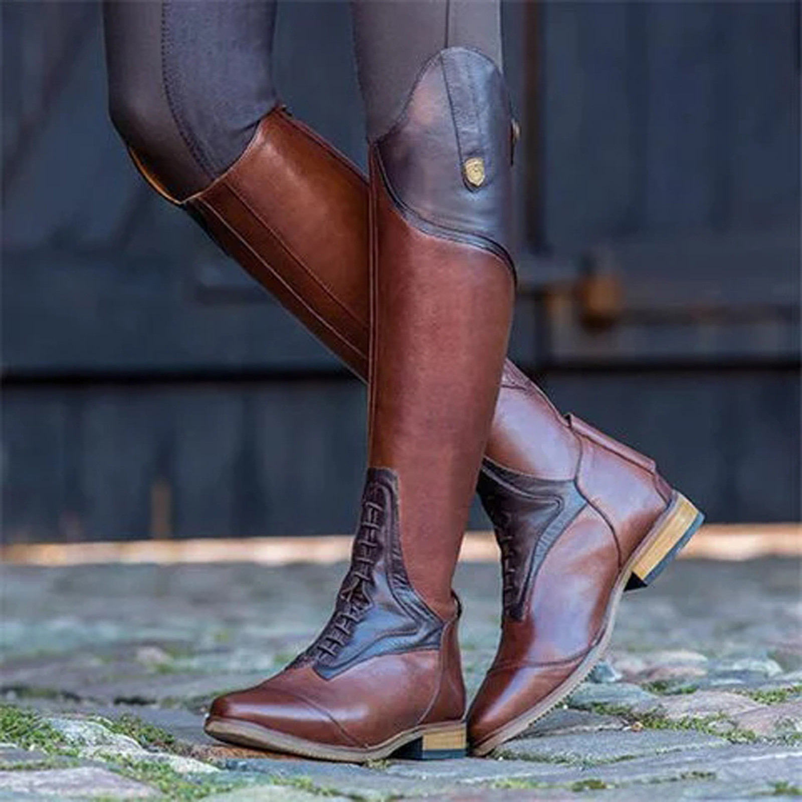 Kniehoge laars Casual laars Mo - Vintage Fashion Heels recensie en prijs