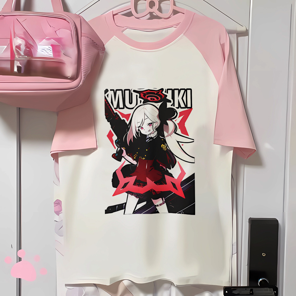 Blauw archief t-shirt shoujo v - Vintage Fashion Archive recensie en prijs