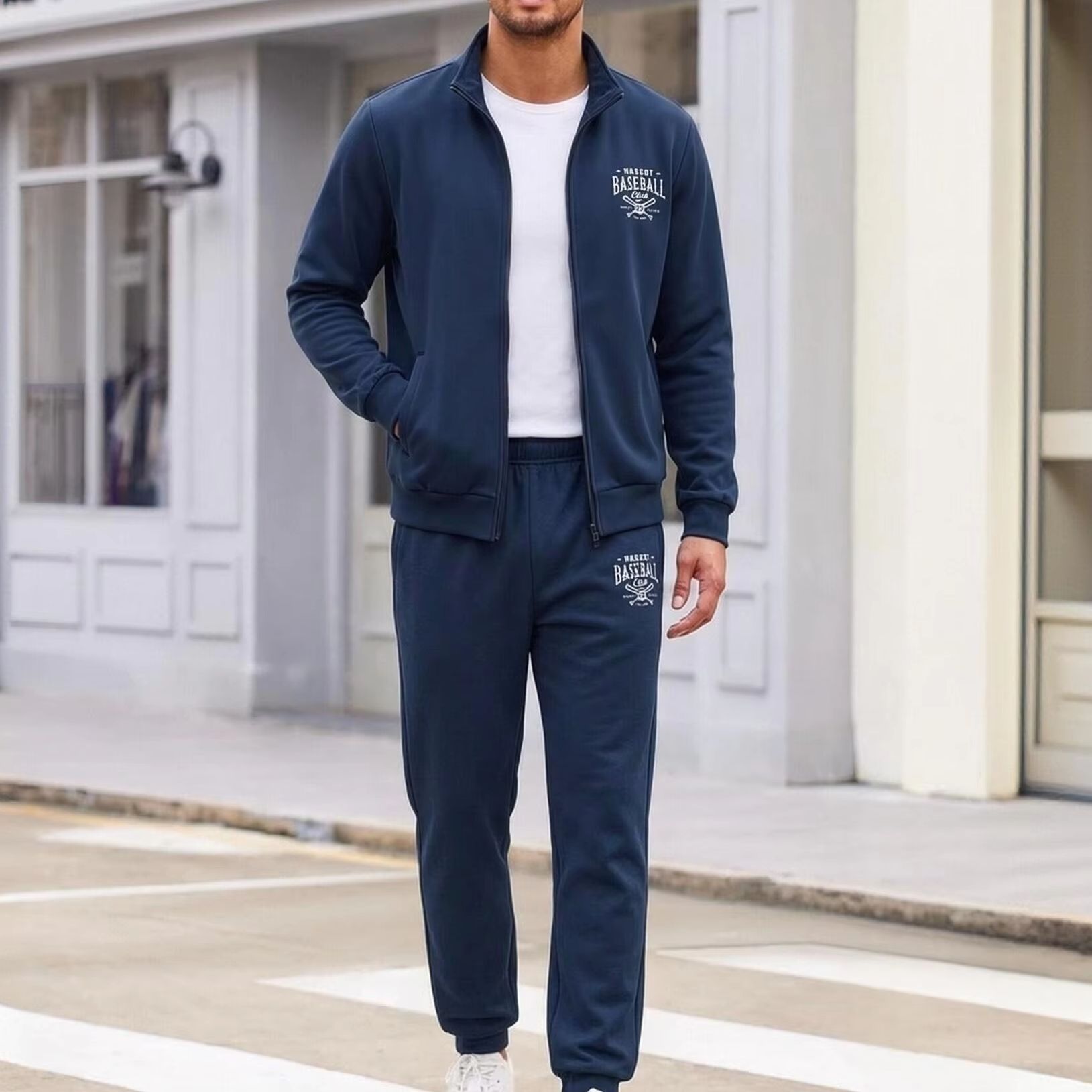 Heren 2-delig trainingspak met - Vintage Zipper recensie en prijs