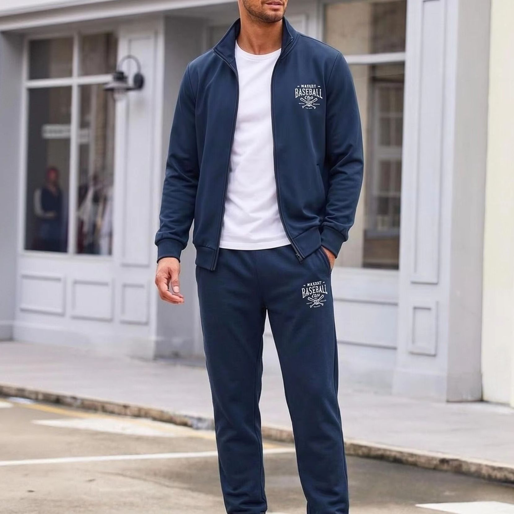 Heren 2-delig trainingspak met - Vintage Zipper recensie en prijs