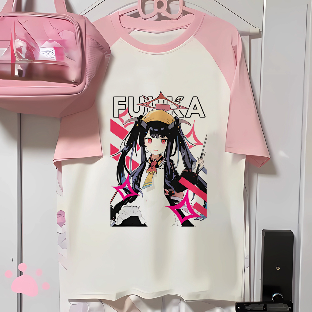 Blue Archive top tees meisje v - Vintage Fashion Archive recensie en prijs